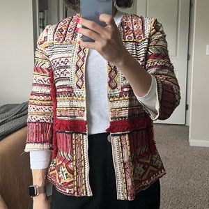 Vintage Zara beaded jacket
